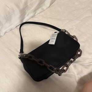 NIEEH Envelope Bag - Black shoulder bag collaborated with Blackpink Jennie